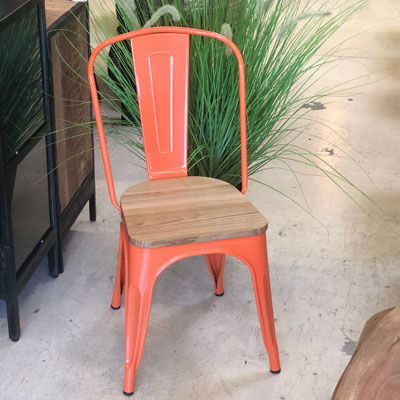 chaise_style_industriel_orange