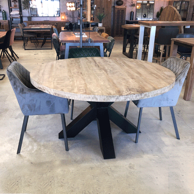 table_ronde_plateau_manguier_pied_metal