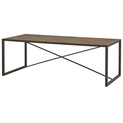 table_bois_metal_industriel