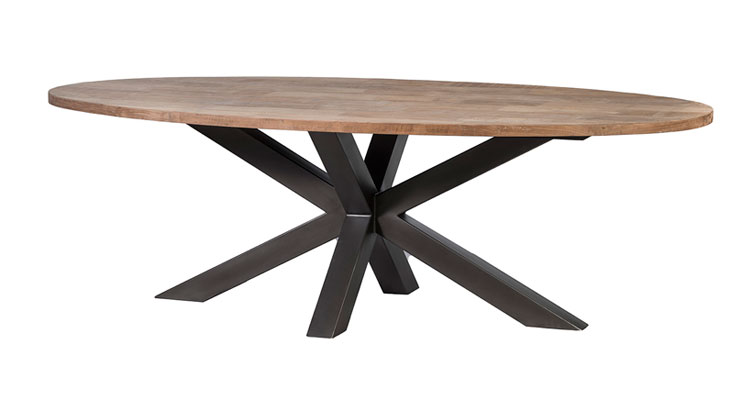 table_ovale_teck_pied_central