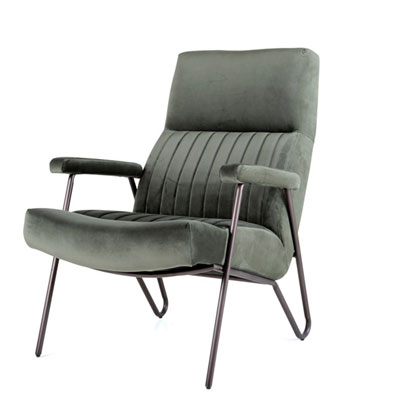 fauteuil_velours_kaki_vintage