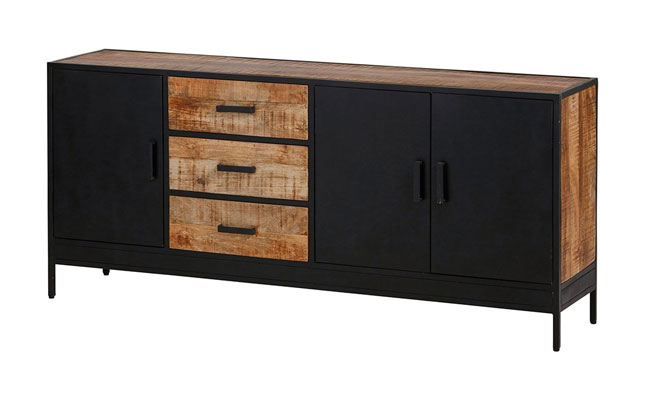 buffet_3portes_metal_noir_plateau_manguier