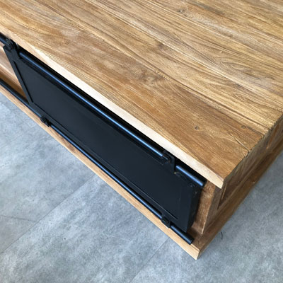 table_basse_teck_metal