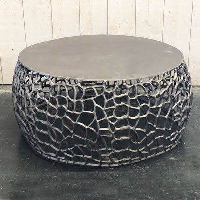 table_basse_ronde_metal