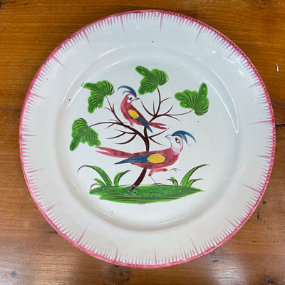 assiette_ancienne_oiseaux_strasbourg