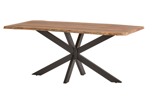 table_style_industriel_plateau_acacia_pied_central_metal