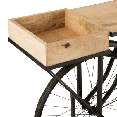 console_velo_metal_noir_manguier