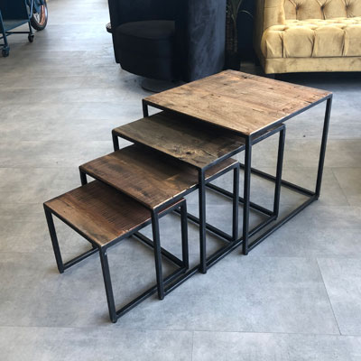 table_gigognes_bois_metal