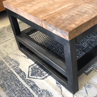 table_basse_carre_metal_bois